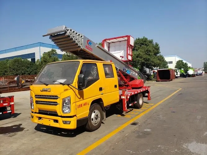 临清附近云梯车出租 砂石搬运